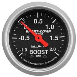 AutoMeter AutoMeter Sport-Comp Analog Gauges 3303-M2 Autofit