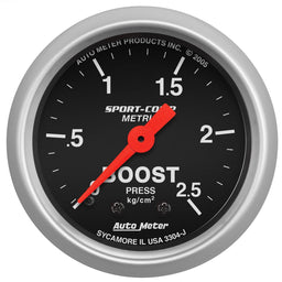 AutoMeter AutoMeter Sport-Comp Analog Gauges 3304-J Autofit