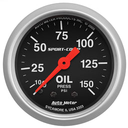 AutoMeter AutoMeter Sport-Comp Analog Gauges 3323 Autofit