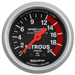 AutoMeter AutoMeter Sport-Comp Analog Gauges 3328 Autofit