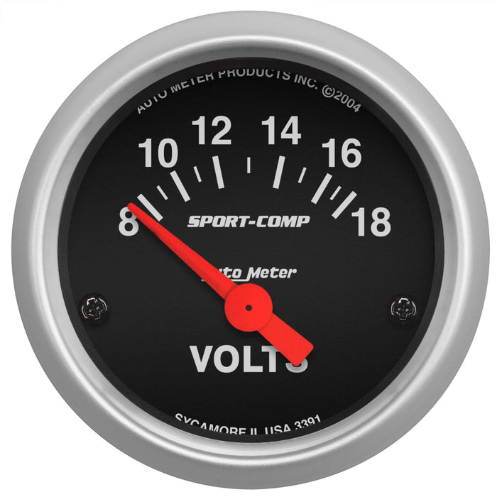 AutoMeter AutoMeter Sport-Comp Analog Gauges 3391 Autofit
