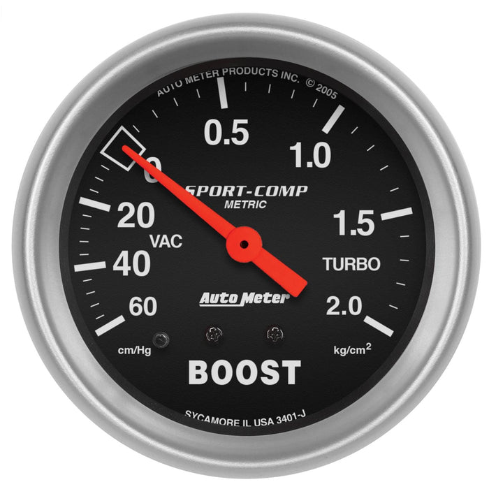 AutoMeter AutoMeter Sport-Comp Analog Gauges 3401-J Autofit