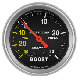 AutoMeter AutoMeter Sport-Comp Analog Gauges 3403 Autofit