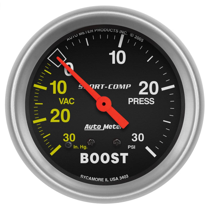 AutoMeter AutoMeter Sport-Comp Analog Gauges 3403 Autofit