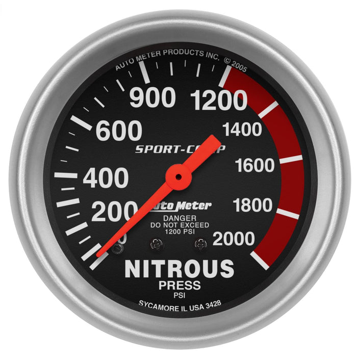 AutoMeter AutoMeter Sport-Comp Analog Gauges 3428 Autofit