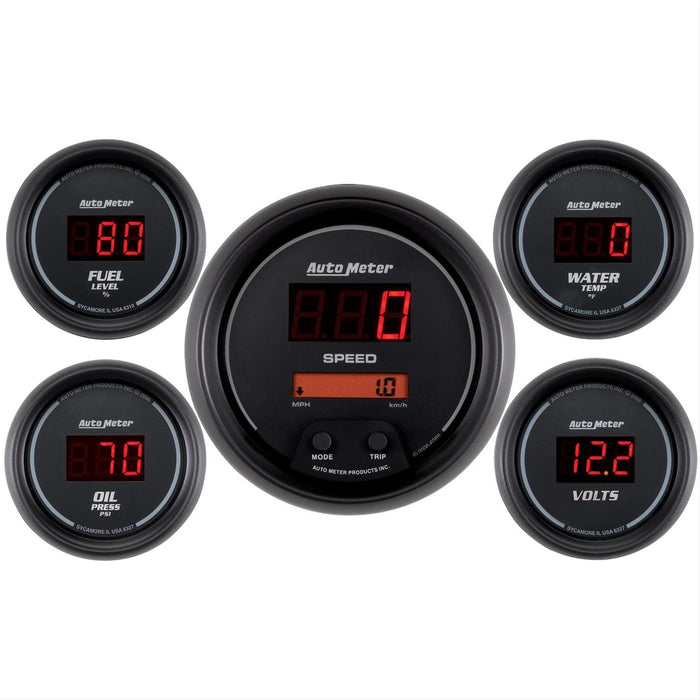 AutoMeter AutoMeter Sport-Comp Digital Series Gauge Kits 6300 Autofit