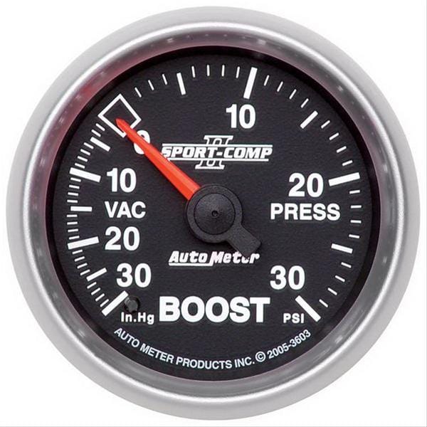 AutoMeter AutoMeter Sport-Comp II Analog Gauges 3603 Autofit