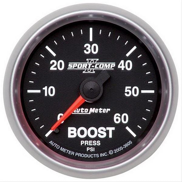 AutoMeter AutoMeter Sport-Comp II Analog Gauges 3605 Autofit