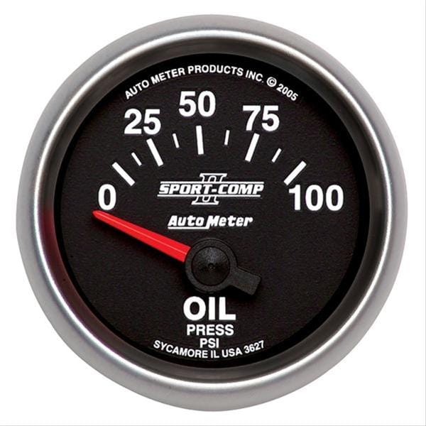 AutoMeter AutoMeter Sport-Comp II Analog Gauges 3627 Autofit