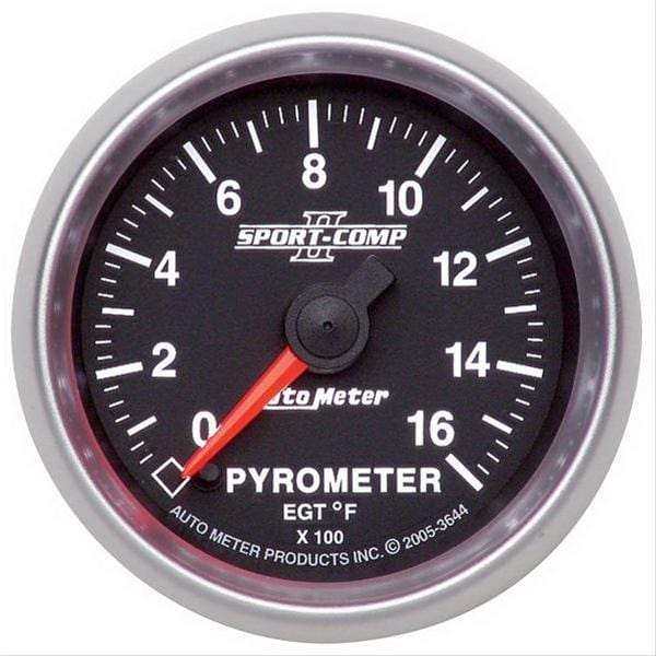 AutoMeter AutoMeter Sport-Comp II Analog Gauges 3644 Autofit