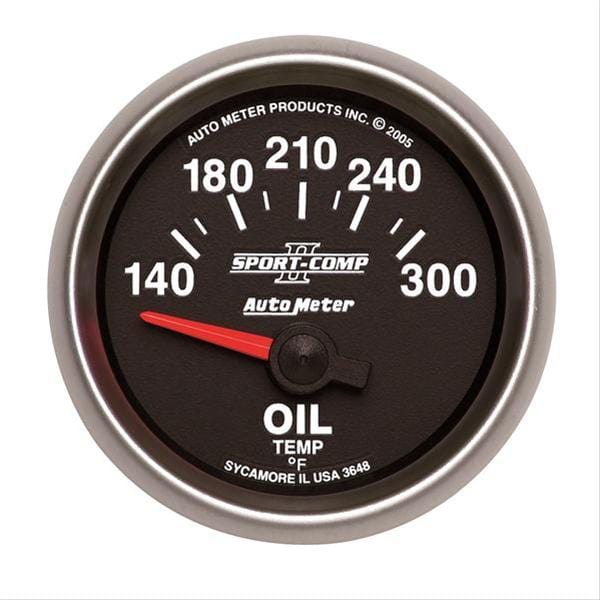 AutoMeter AutoMeter Sport-Comp II Analog Gauges 3648 Autofit