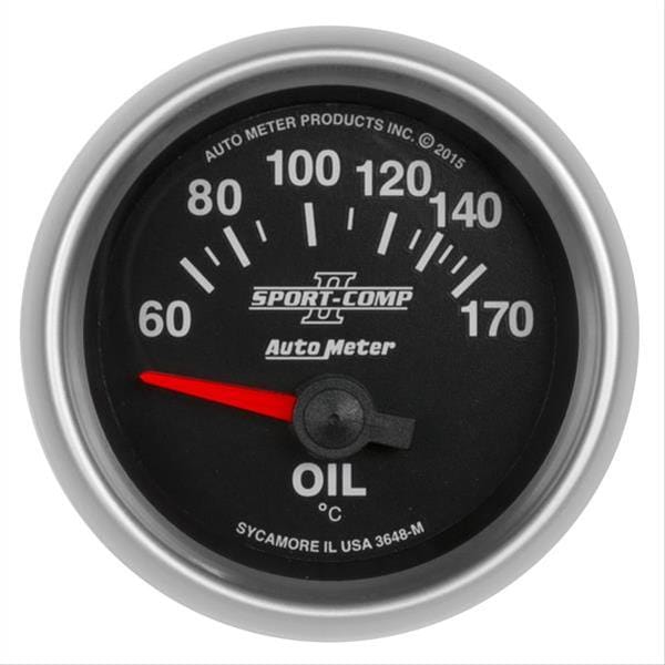 AutoMeter AutoMeter Sport-Comp II Analog Gauges 3648-M Autofit