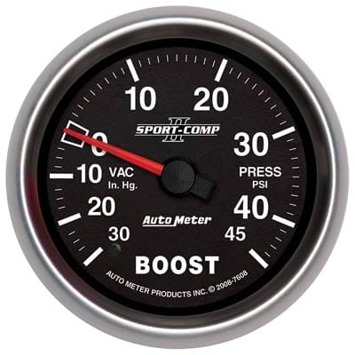 AutoMeter AutoMeter Sport-Comp II Analog Gauges 7608 Autofit