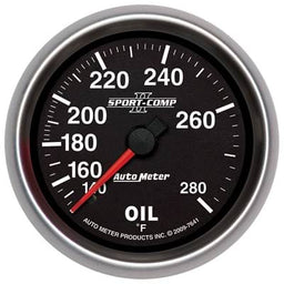 AutoMeter AutoMeter Sport-Comp II Analog Gauges 7641 Autofit