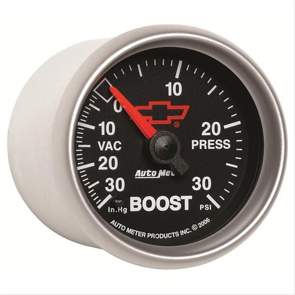 AutoMeter AutoMeter Sport-Comp II Chevy Red Bowtie Analog Gauges 3603-00406 Autofit