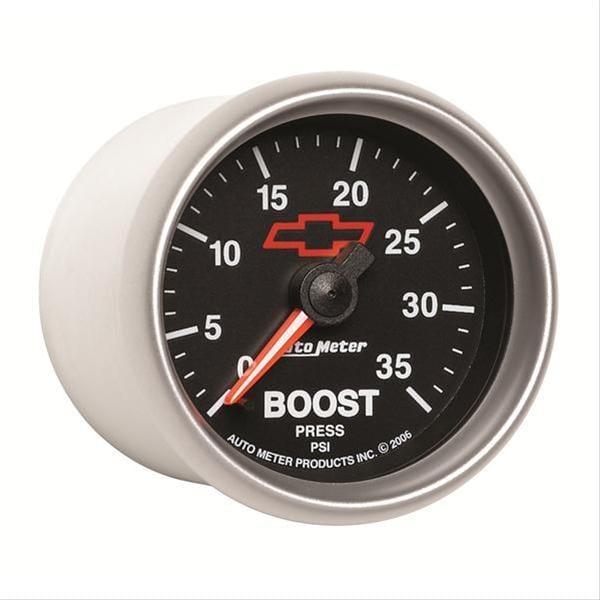 AutoMeter AutoMeter Sport-Comp II Chevy Red Bowtie Analog Gauges 3604-00406 Autofit