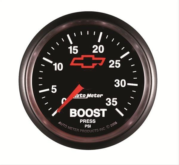 AutoMeter AutoMeter Sport-Comp II Chevy Red Bowtie Analog Gauges 3604-00406 Autofit