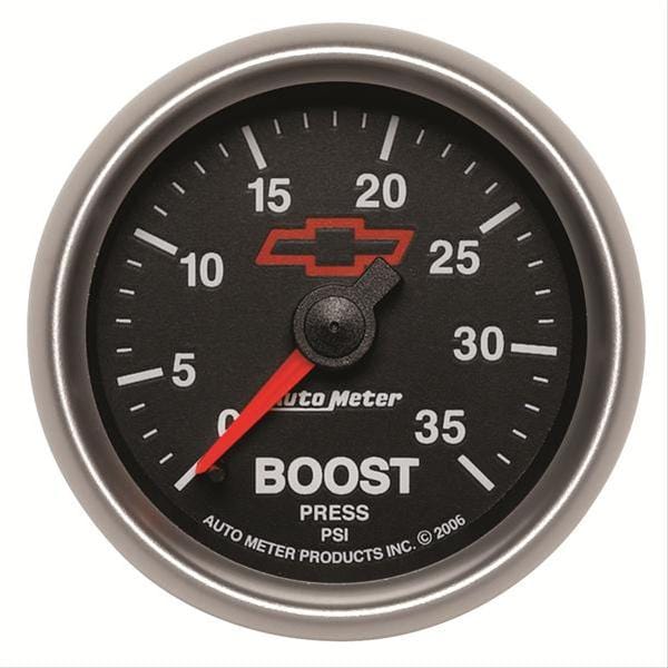 AutoMeter AutoMeter Sport-Comp II Chevy Red Bowtie Analog Gauges 3604-00406 Autofit