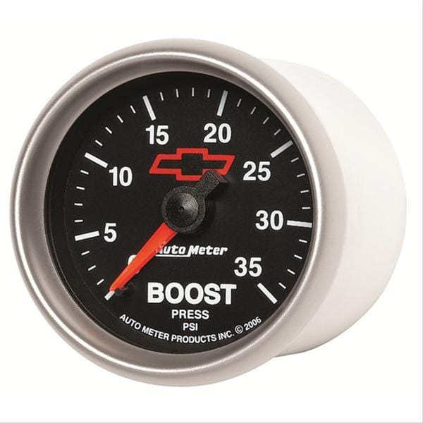 AutoMeter AutoMeter Sport-Comp II Chevy Red Bowtie Analog Gauges 3604-00406 Autofit