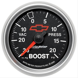 AutoMeter AutoMeter Sport-Comp II Chevy Red Bowtie Analog Gauges 3607-00406 Autofit