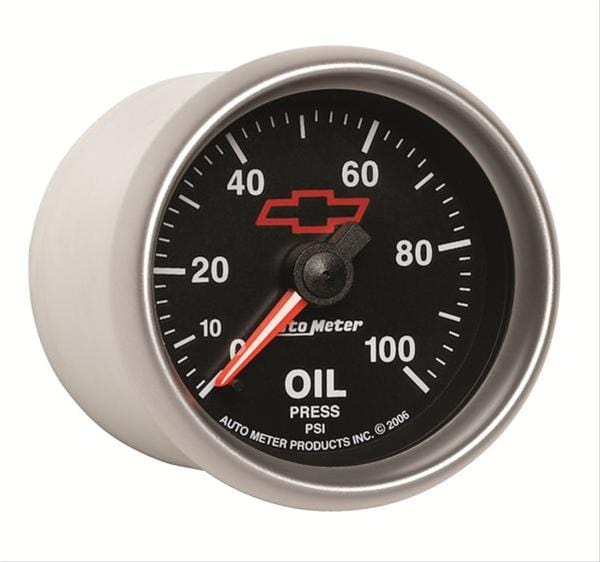 AutoMeter AutoMeter Sport-Comp II Chevy Red Bowtie Analog Gauges 3621-00406 Autofit