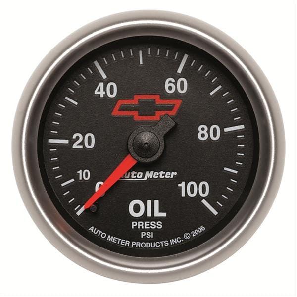 AutoMeter AutoMeter Sport-Comp II Chevy Red Bowtie Analog Gauges 3621-00406 Autofit
