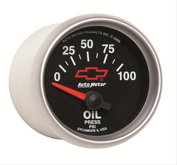 AutoMeter AutoMeter Sport-Comp II Chevy Red Bowtie Analog Gauges 3627-00406 Autofit