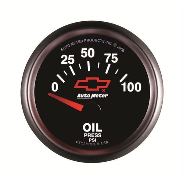 AutoMeter AutoMeter Sport-Comp II Chevy Red Bowtie Analog Gauges 3627-00406 Autofit