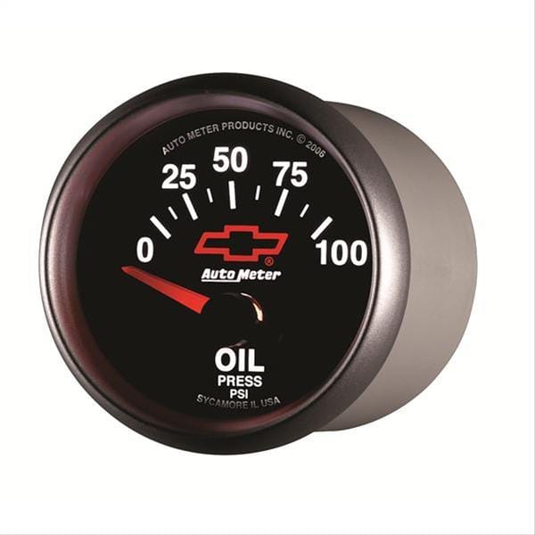 AutoMeter AutoMeter Sport-Comp II Chevy Red Bowtie Analog Gauges 3627-00406 Autofit