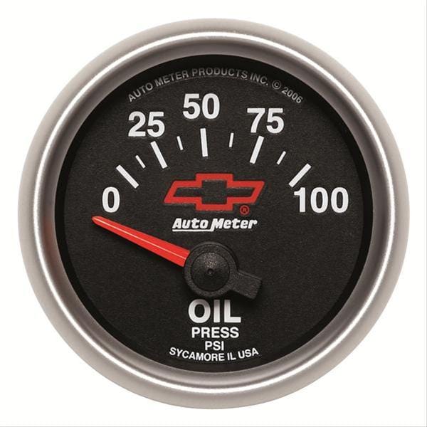 AutoMeter AutoMeter Sport-Comp II Chevy Red Bowtie Analog Gauges 3627-00406 Autofit