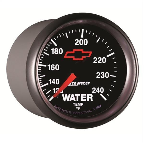 AutoMeter AutoMeter Sport-Comp II Chevy Red Bowtie Analog Gauges 3632-00406 Autofit