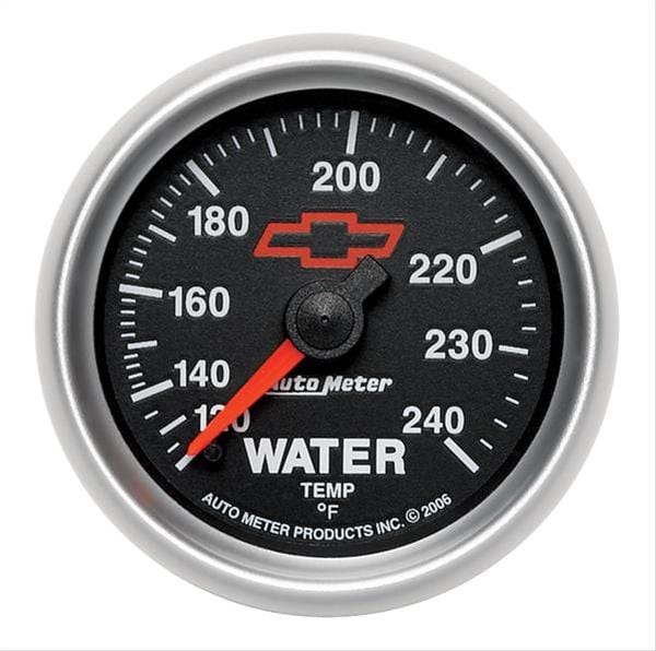 AutoMeter AutoMeter Sport-Comp II Chevy Red Bowtie Analog Gauges 3632-00406 Autofit