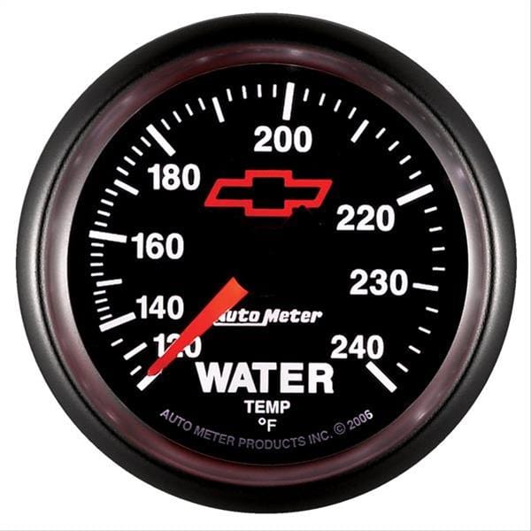 AutoMeter AutoMeter Sport-Comp II Chevy Red Bowtie Analog Gauges 3632-00406 Autofit