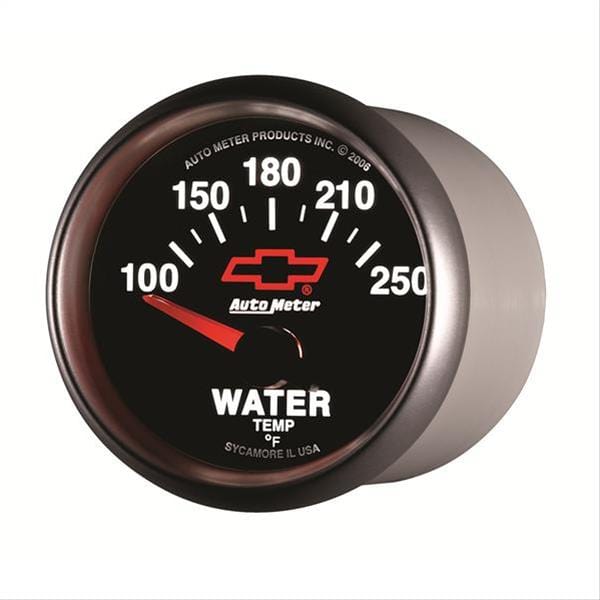 AutoMeter AutoMeter Sport-Comp II Chevy Red Bowtie Analog Gauges 3637-00406 Autofit
