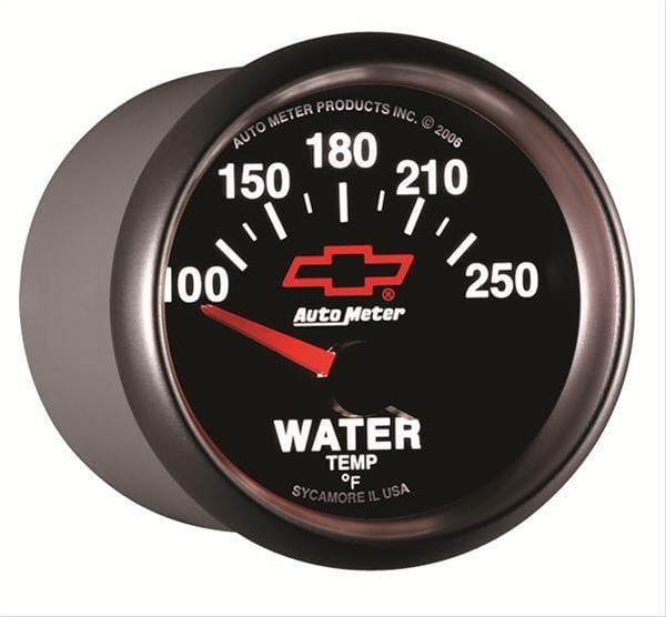 AutoMeter AutoMeter Sport-Comp II Chevy Red Bowtie Analog Gauges 3637-00406 Autofit