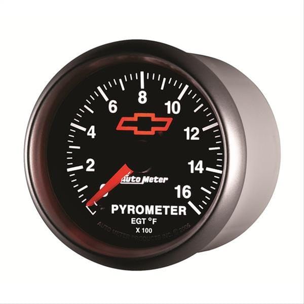 AutoMeter AutoMeter Sport-Comp II Chevy Red Bowtie Analog Gauges 3644-00406 Autofit
