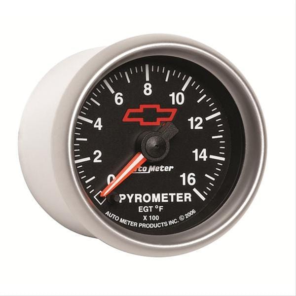 AutoMeter AutoMeter Sport-Comp II Chevy Red Bowtie Analog Gauges 3644-00406 Autofit