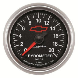 AutoMeter AutoMeter Sport-Comp II Chevy Red Bowtie Analog Gauges 3645-00406 Autofit