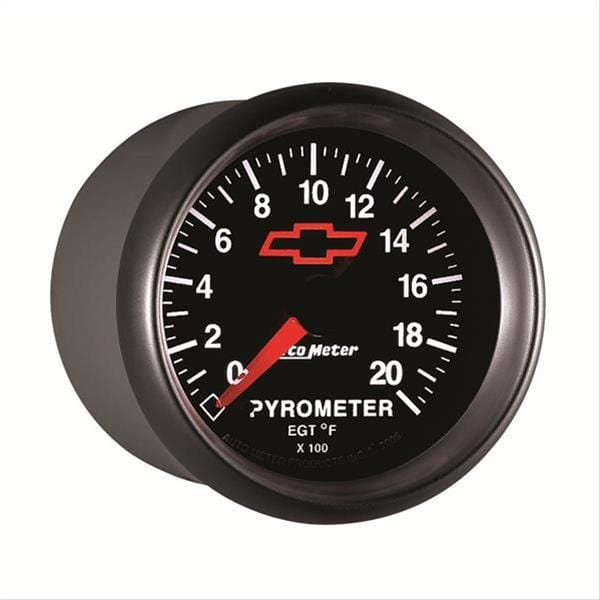 AutoMeter AutoMeter Sport-Comp II Chevy Red Bowtie Analog Gauges 3645-00406 Autofit