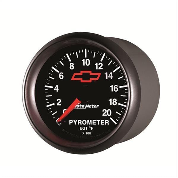 AutoMeter AutoMeter Sport-Comp II Chevy Red Bowtie Analog Gauges 3645-00406 Autofit