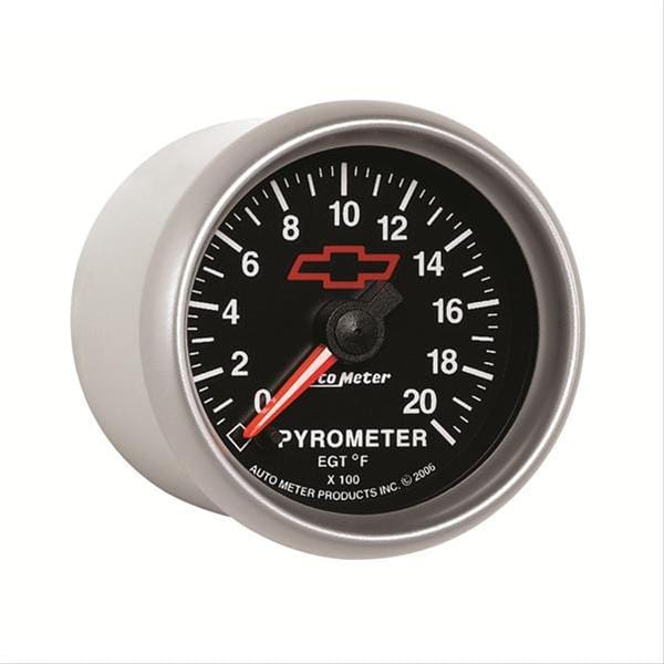 AutoMeter AutoMeter Sport-Comp II Chevy Red Bowtie Analog Gauges 3645-00406 Autofit