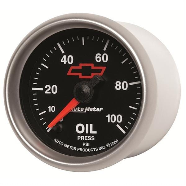 AutoMeter AutoMeter Sport-Comp II Chevy Red Bowtie Analog Gauges 3653-00406 Autofit