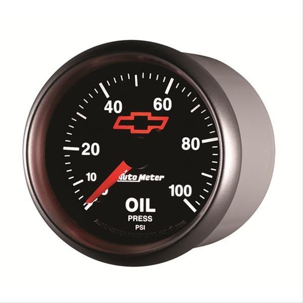 AutoMeter AutoMeter Sport-Comp II Chevy Red Bowtie Analog Gauges 3653-00406 Autofit