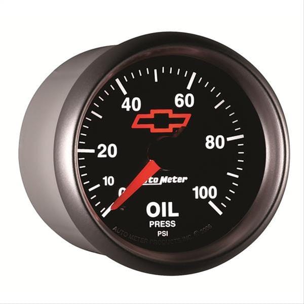 AutoMeter AutoMeter Sport-Comp II Chevy Red Bowtie Analog Gauges 3653-00406 Autofit
