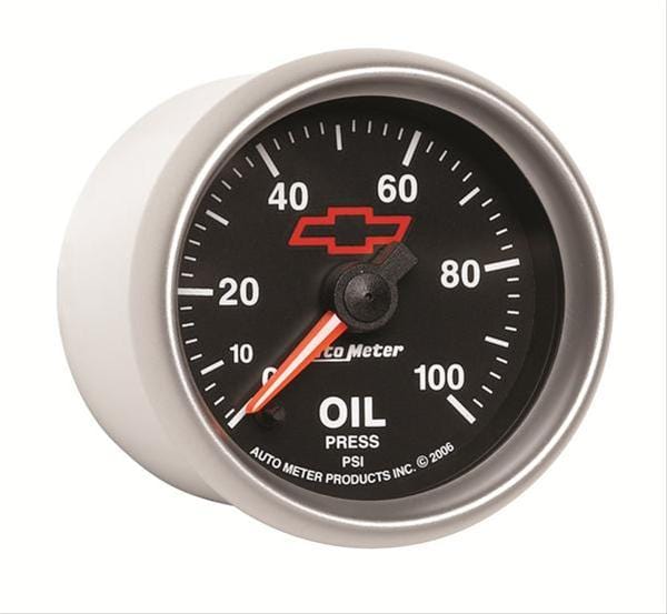AutoMeter AutoMeter Sport-Comp II Chevy Red Bowtie Analog Gauges 3653-00406 Autofit
