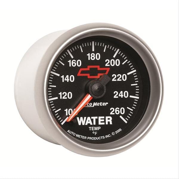 AutoMeter AutoMeter Sport-Comp II Chevy Red Bowtie Analog Gauges 3655-00406 Autofit