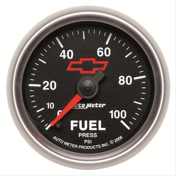 AutoMeter AutoMeter Sport-Comp II Chevy Red Bowtie Analog Gauges 3663-00406 Autofit