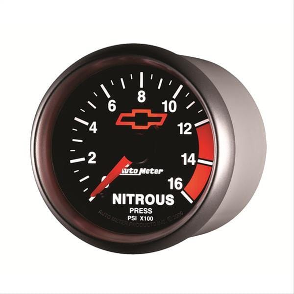 AutoMeter AutoMeter Sport-Comp II Chevy Red Bowtie Analog Gauges 3674-00406 Autofit