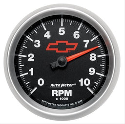 AutoMeter AutoMeter Sport-Comp II Chevy Red Bowtie Tachometers 3697-00406 Autofit