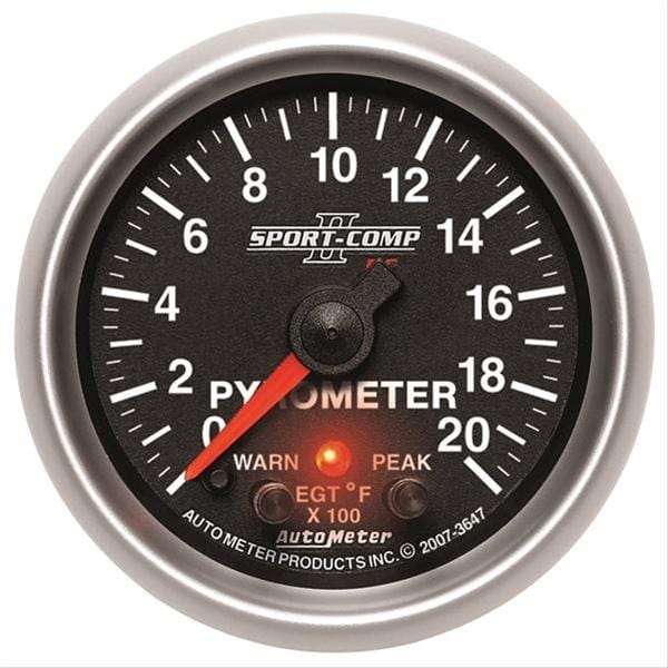AutoMeter AutoMeter Sport-Comp II Pro-Control Analog Gauges 3647 Autofit